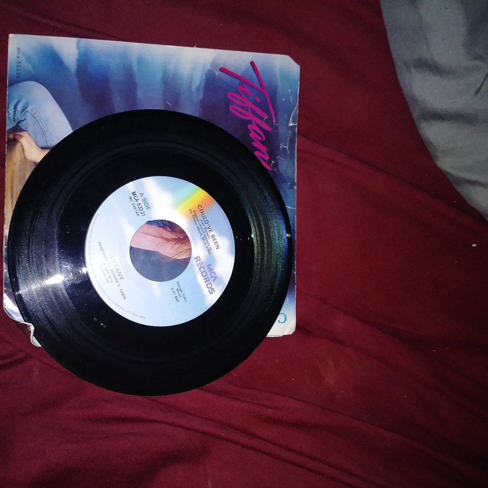 Tiffany 45 vinyl record. Could've Been